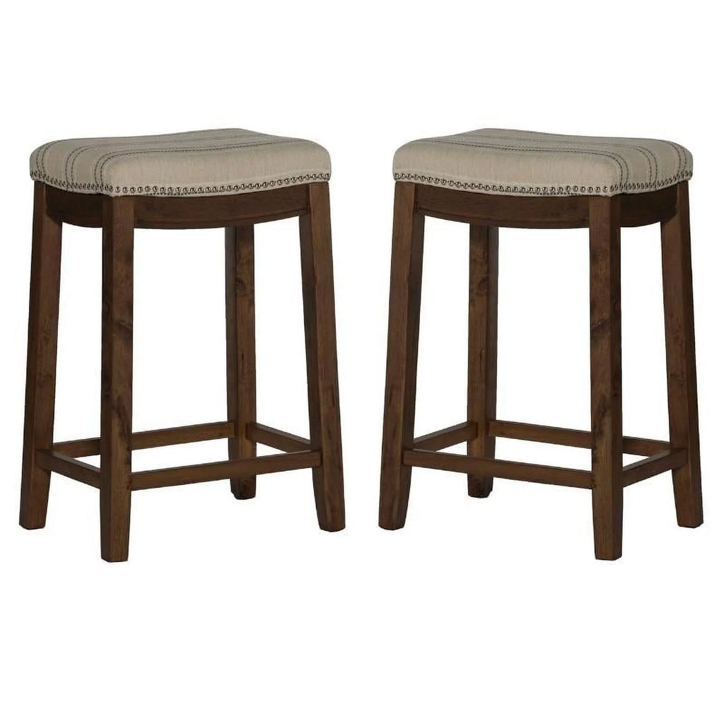 26" Wood Counter Stool Set T10869