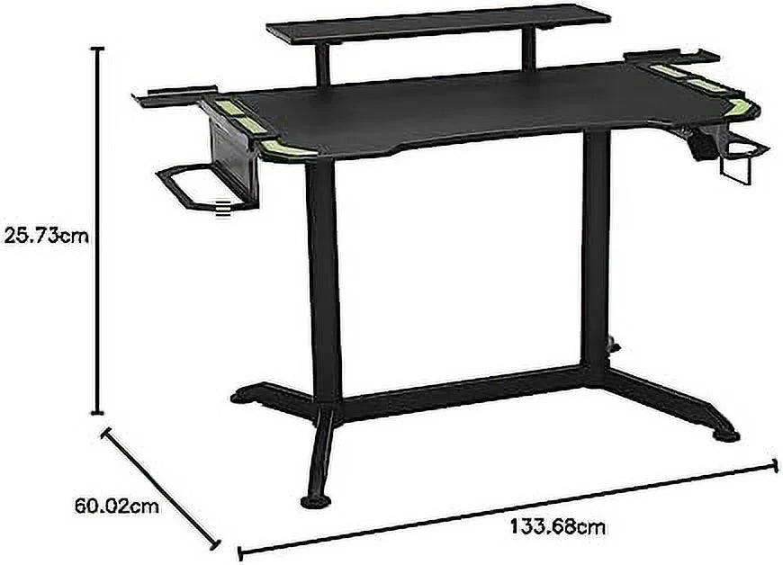 Height Adjustable Green Gaming Desk R7970