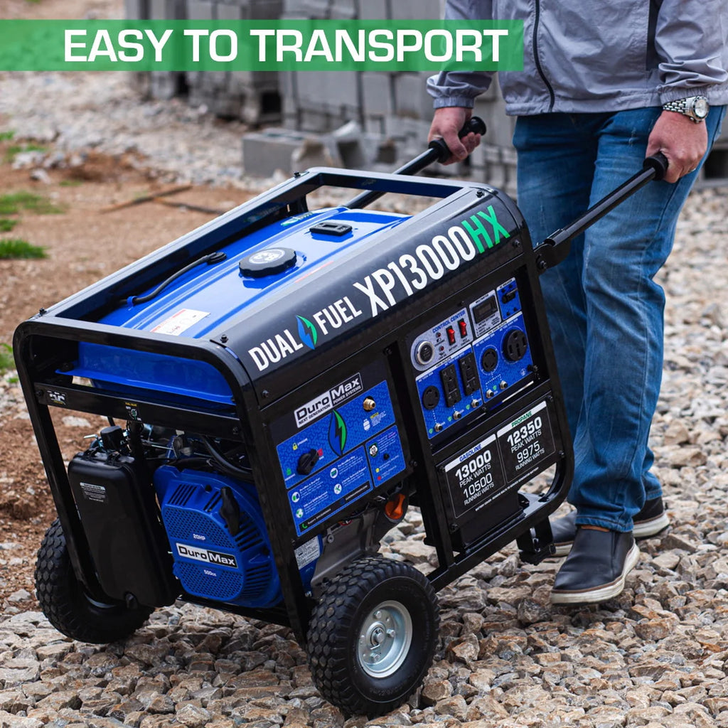 13,000 Watt Dual Fuel Portable Generator O1347