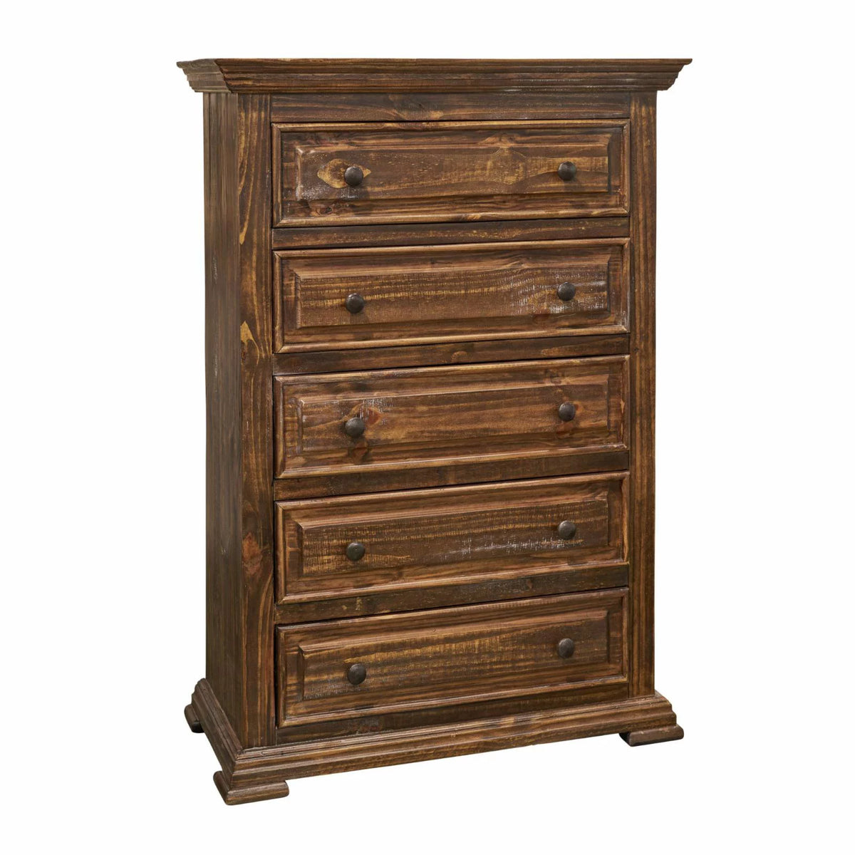 White Farmhouse Wood Chest J191