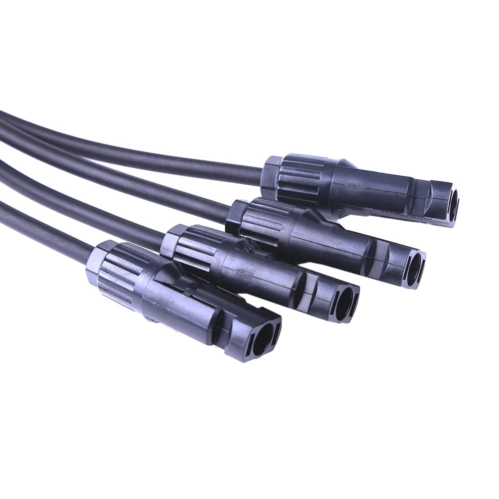 Y Type 1 to 4 MC4 Solar Panel Cable Connectors 30A H787