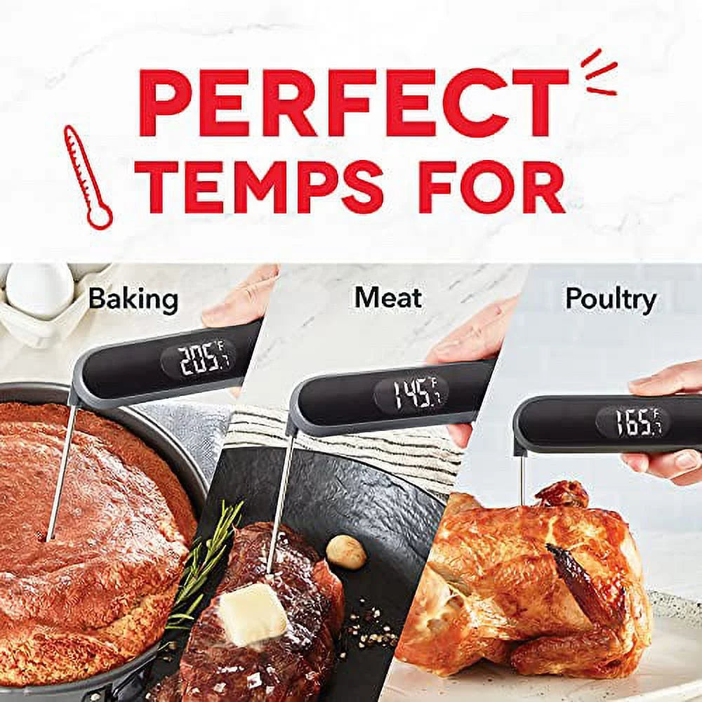 Waterproof Digital LCD Meat Thermometer I98617