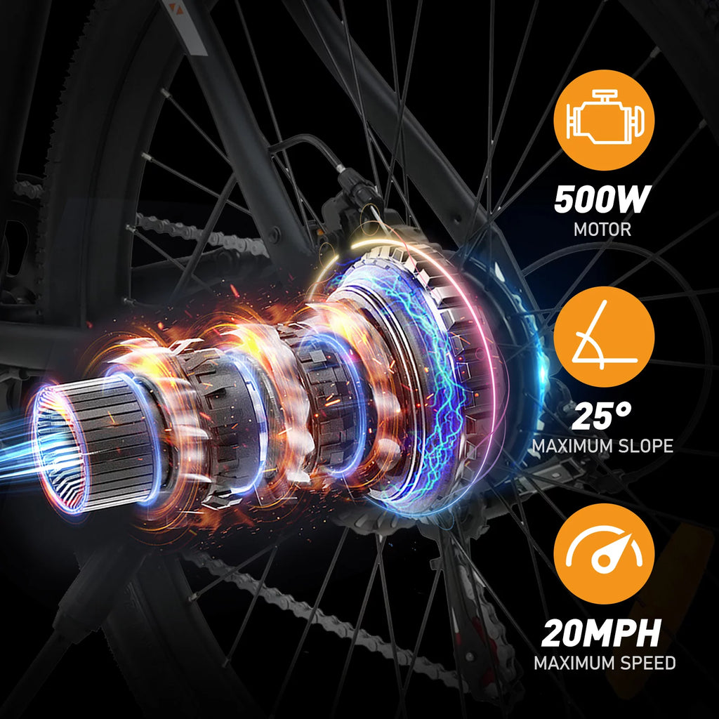 Electric Bike 500W 36V 11.2AH Removable Battery X36336