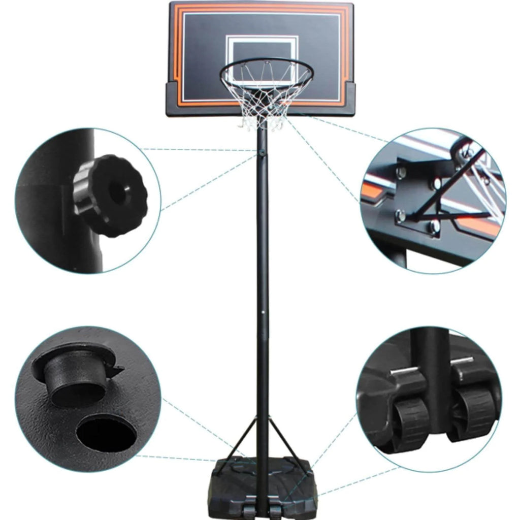 Height Adjustable Basketball Hoop with Stand & Wheels N7927