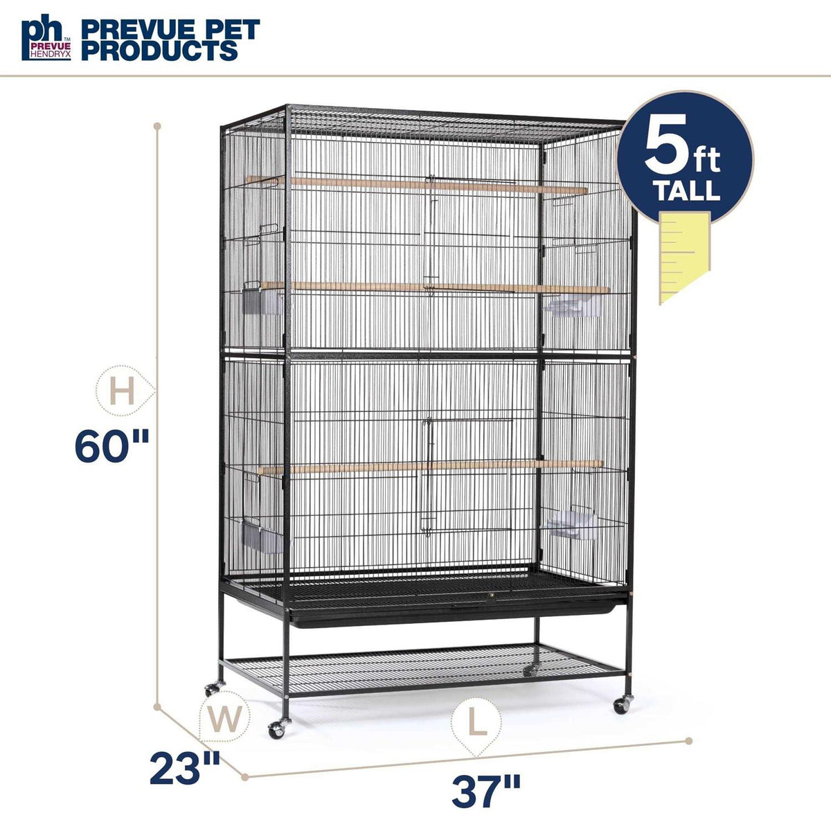 Extra Large Wrought Iron Flight Cage X685