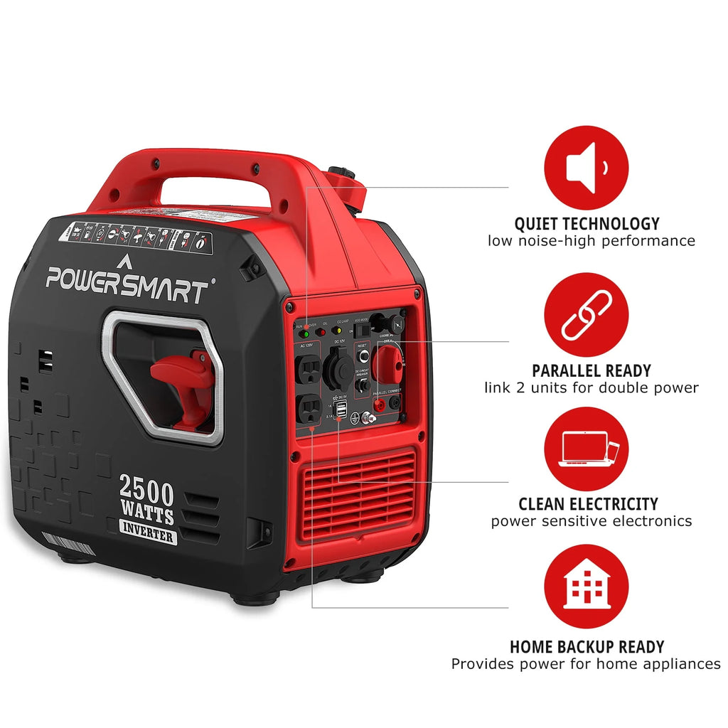 2500W Portable Inverter Gas Generator H188