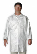 White Snaps Cleanroom Coat 2XL PK30 E24832