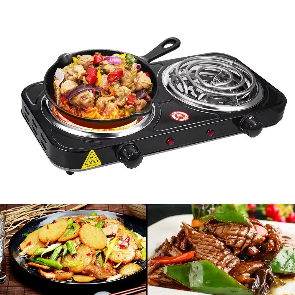 Double-burner Electric Stove Hot Plate F3574