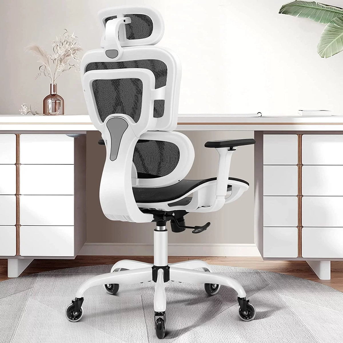 Black Ergonomic Office Chair with Lumbar Support S153361