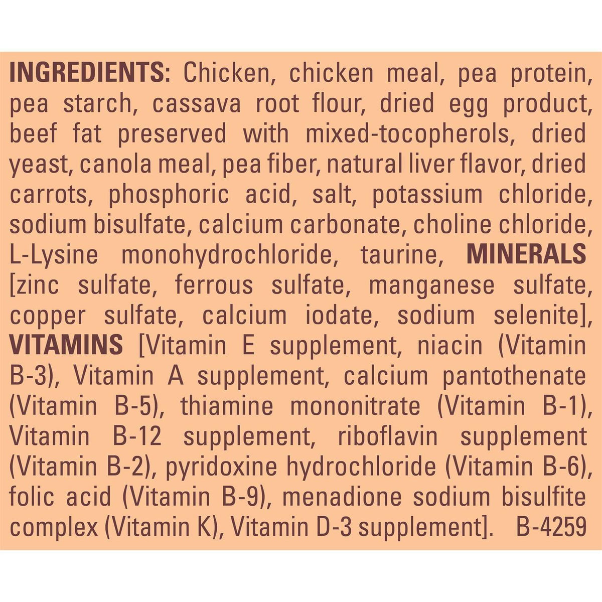 Grain Free White Meat Chicken & Egg Recipe Dry Cat Food Y268980
