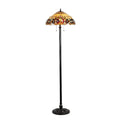 Tiffany-style 2 Light Victorian Floor Lamp E9447