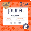 Hypoallergenic Diapers Size 2 (7-13 lbs) Chlorine Free Organic Cotton I607