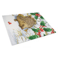 Hedgehog and Holly Glass Cutting Board H955577