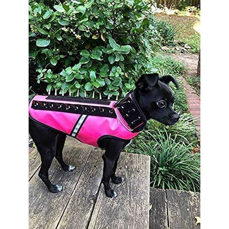 Reflective Dog Harness Vest with Spikes Y7817