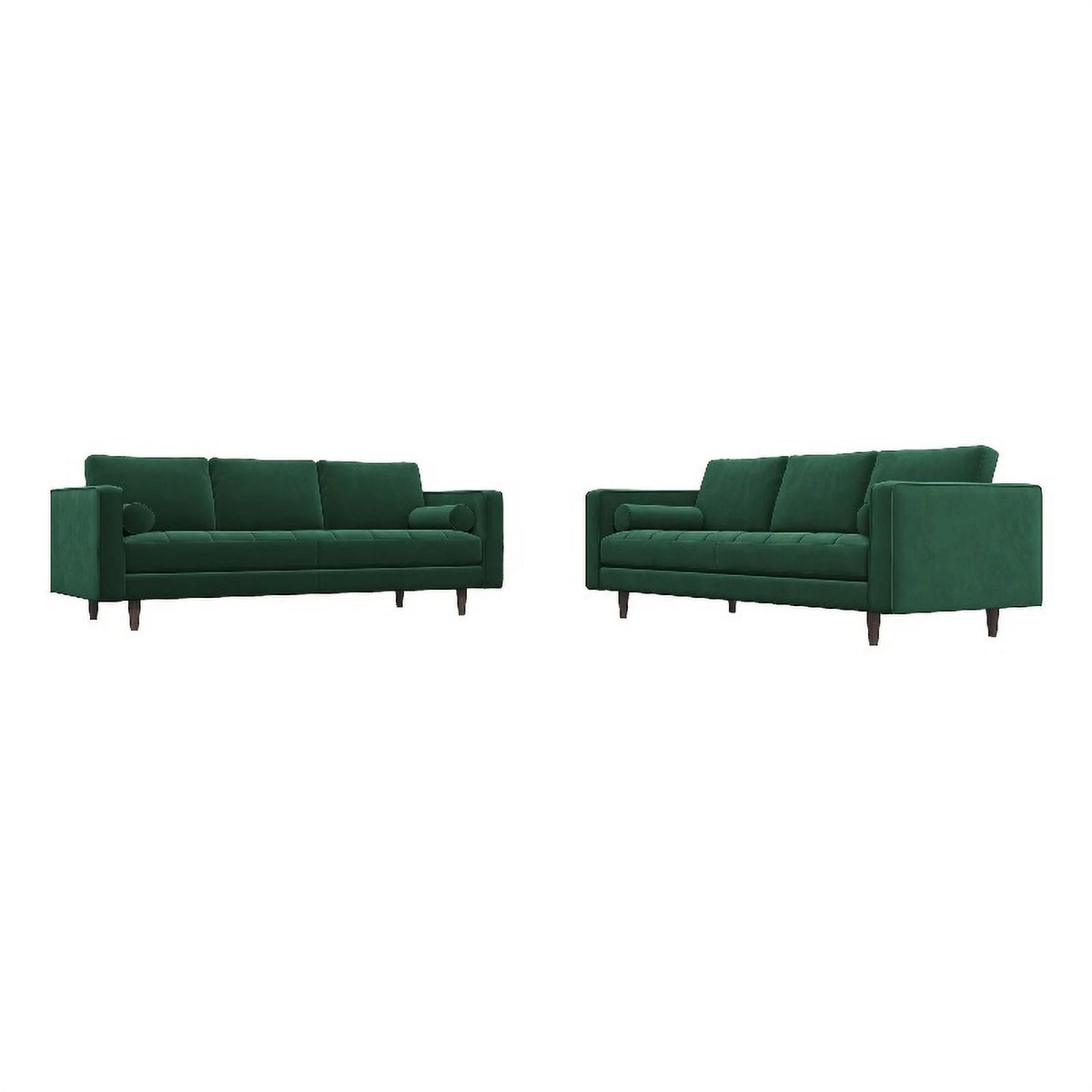 Green Velvet Sofa Set Q934