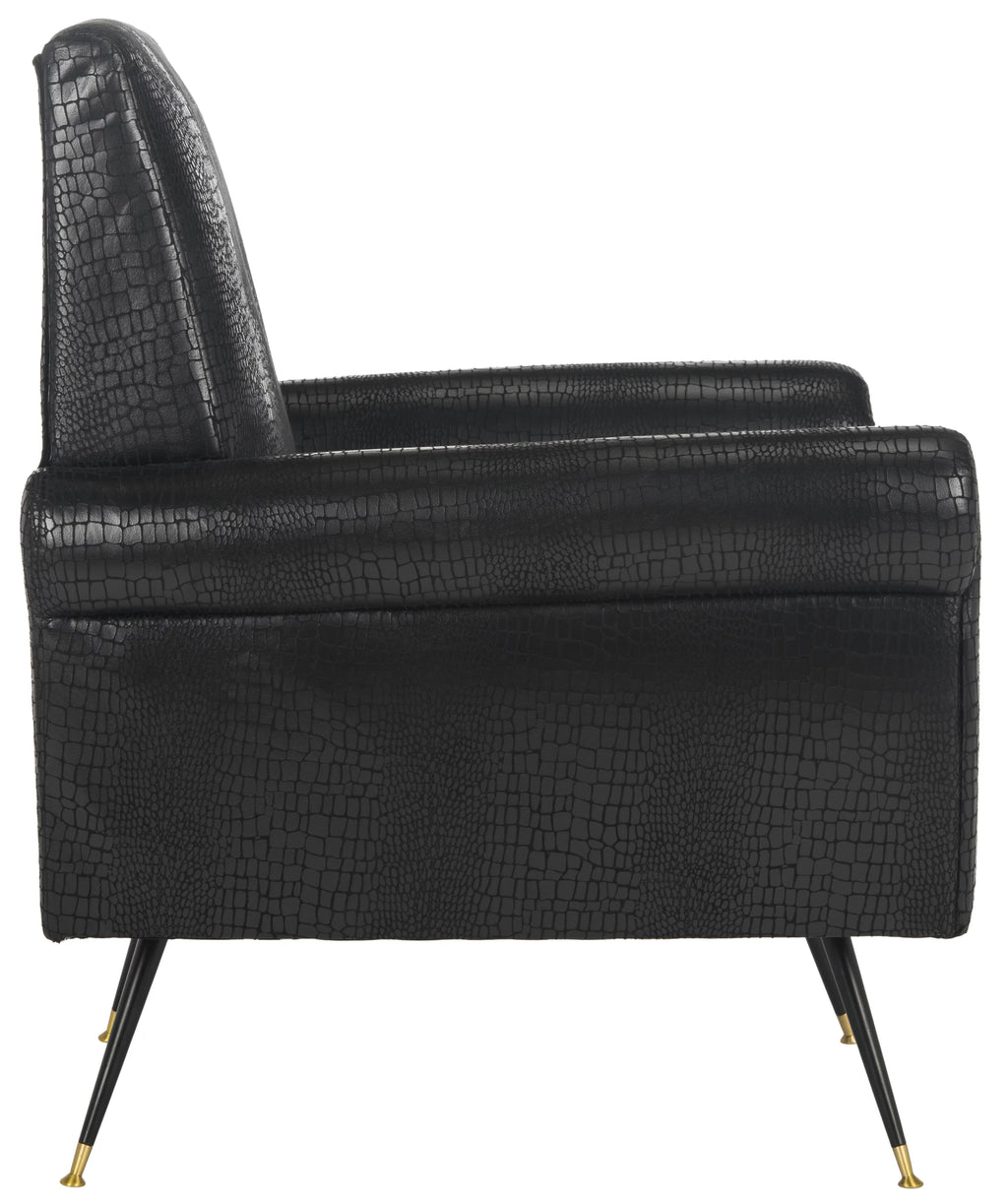 Black Mid Century Accent Chair E119