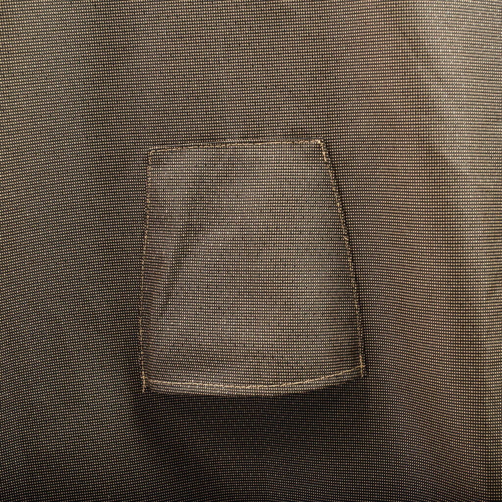 Black and Tan Patio Table Ottoman Cover U444400