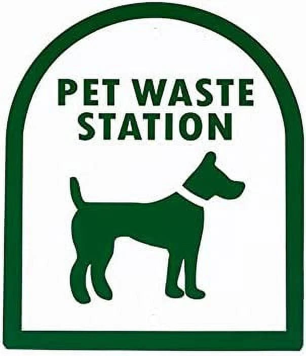 Dog Waste Station with 400 Bags and 25 Can Liners X548