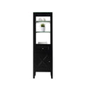 18 in W x 14 in D Espresso Bathroom Linen Cabinet Z978