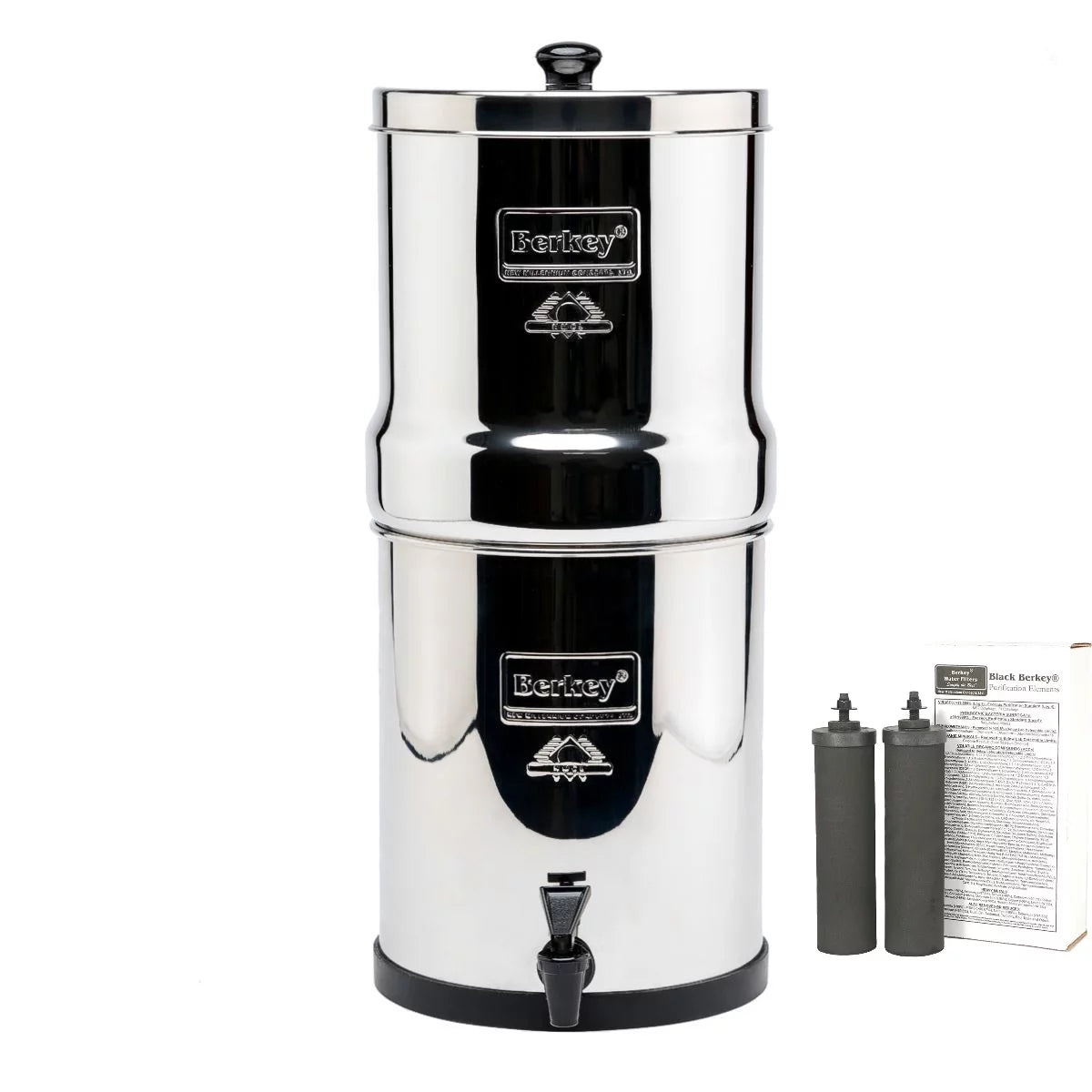 Water Purification System with 2 Black & PF2 Fluoride Filters Z72720