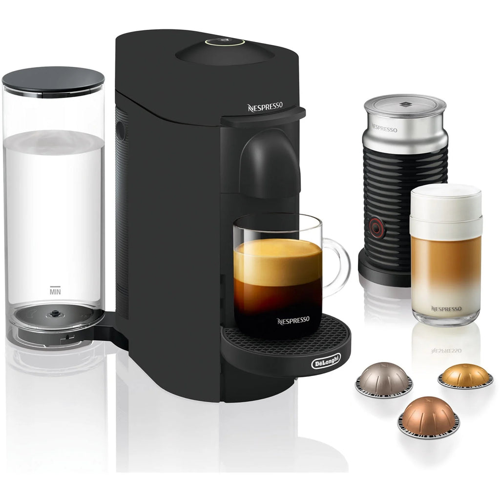 Black Matte Coffee and Espresso Machine D90585