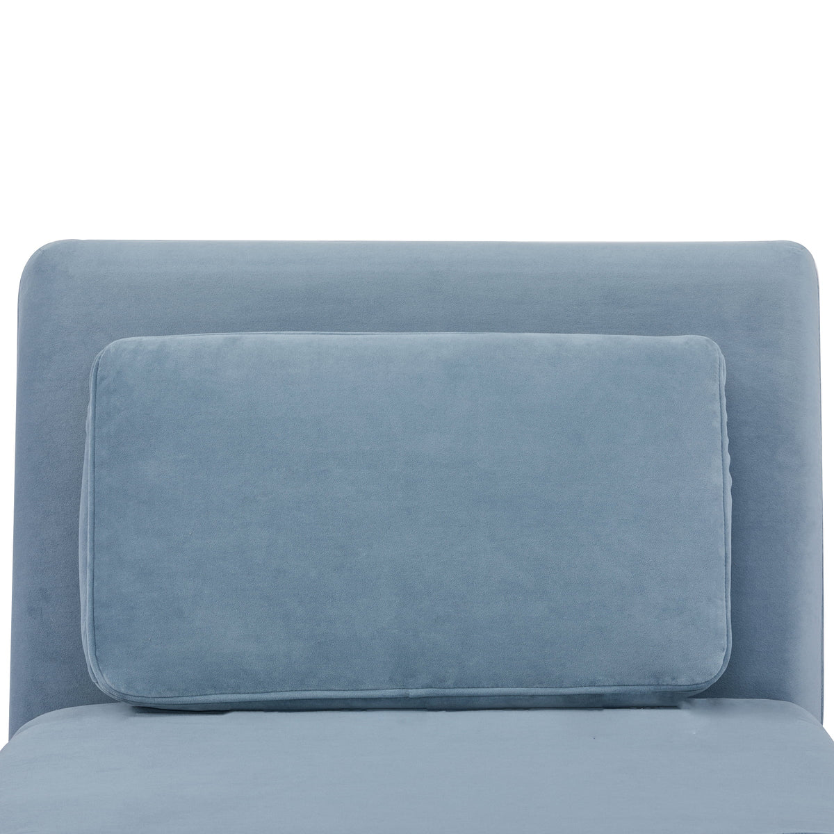 Velvet Blue Convertible Futon Chair Q98795