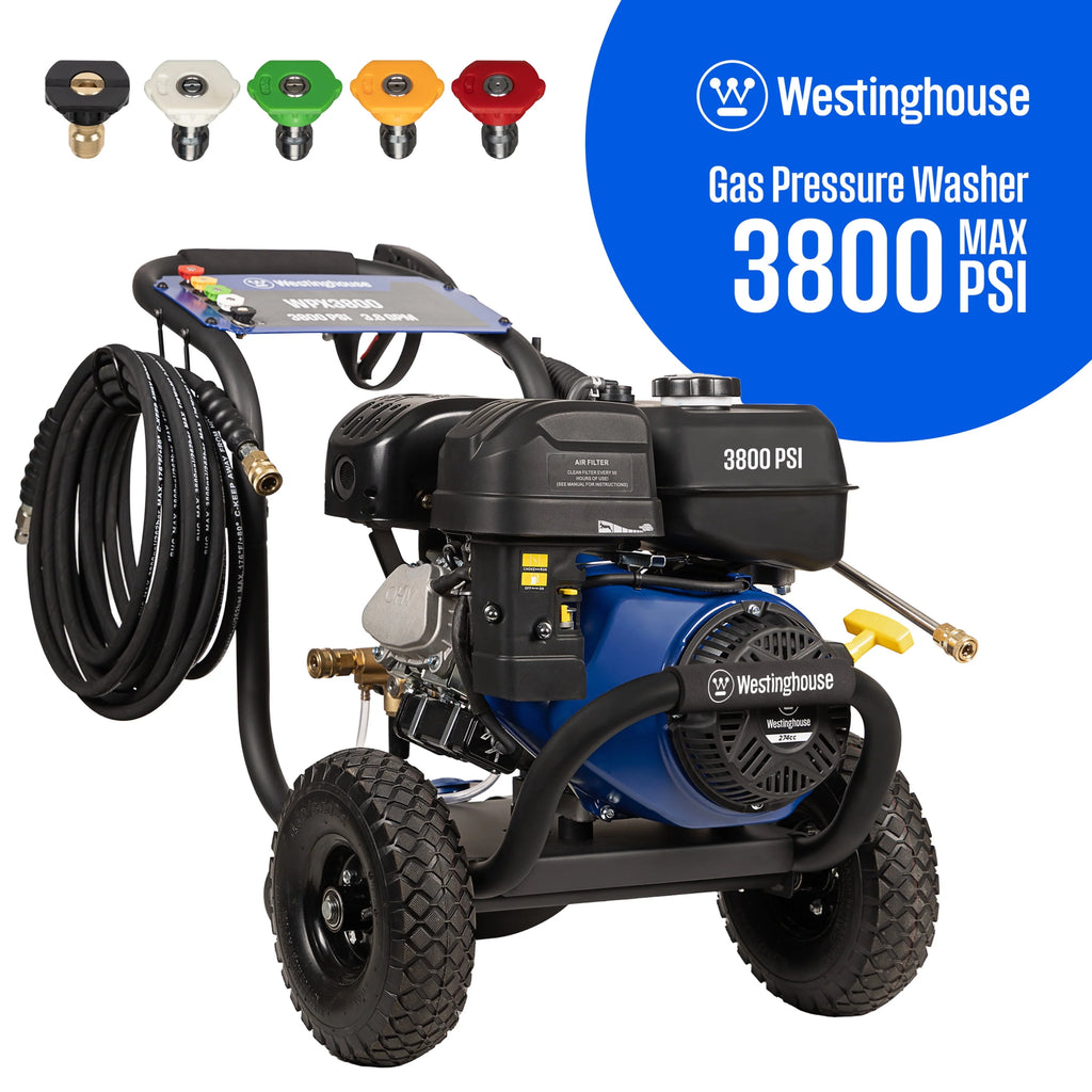 2700-PSI 2.3-GPM Gas Pressure Washer with 4 Nozzles K81391
