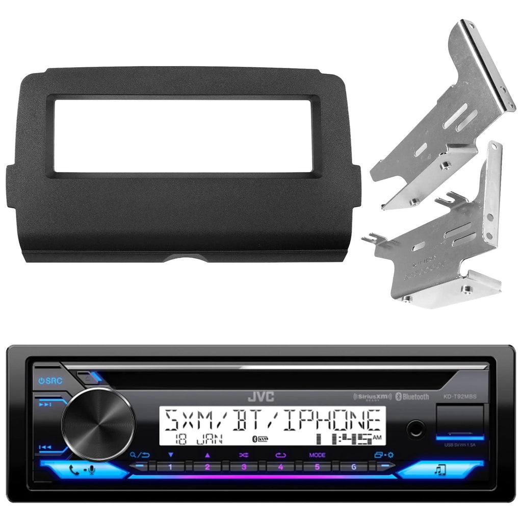 Single DIN Marine Bluetooth USB AM/FM Radio CD Player Stereo Receiver Q335055