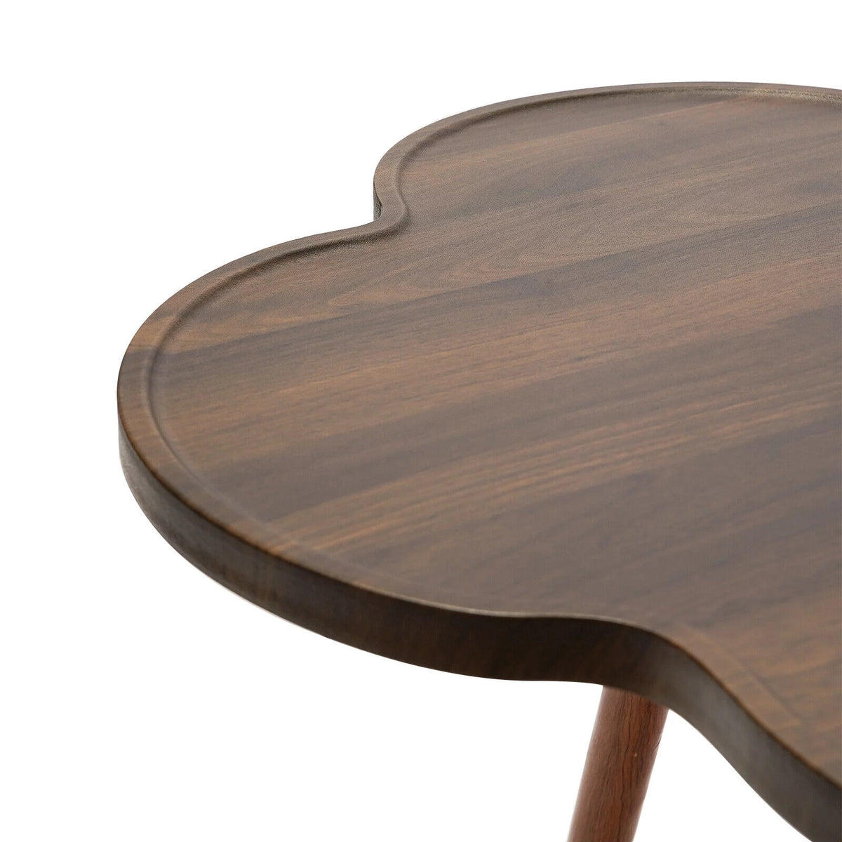 Log Color Coffee Table with Wood Legs X87193
